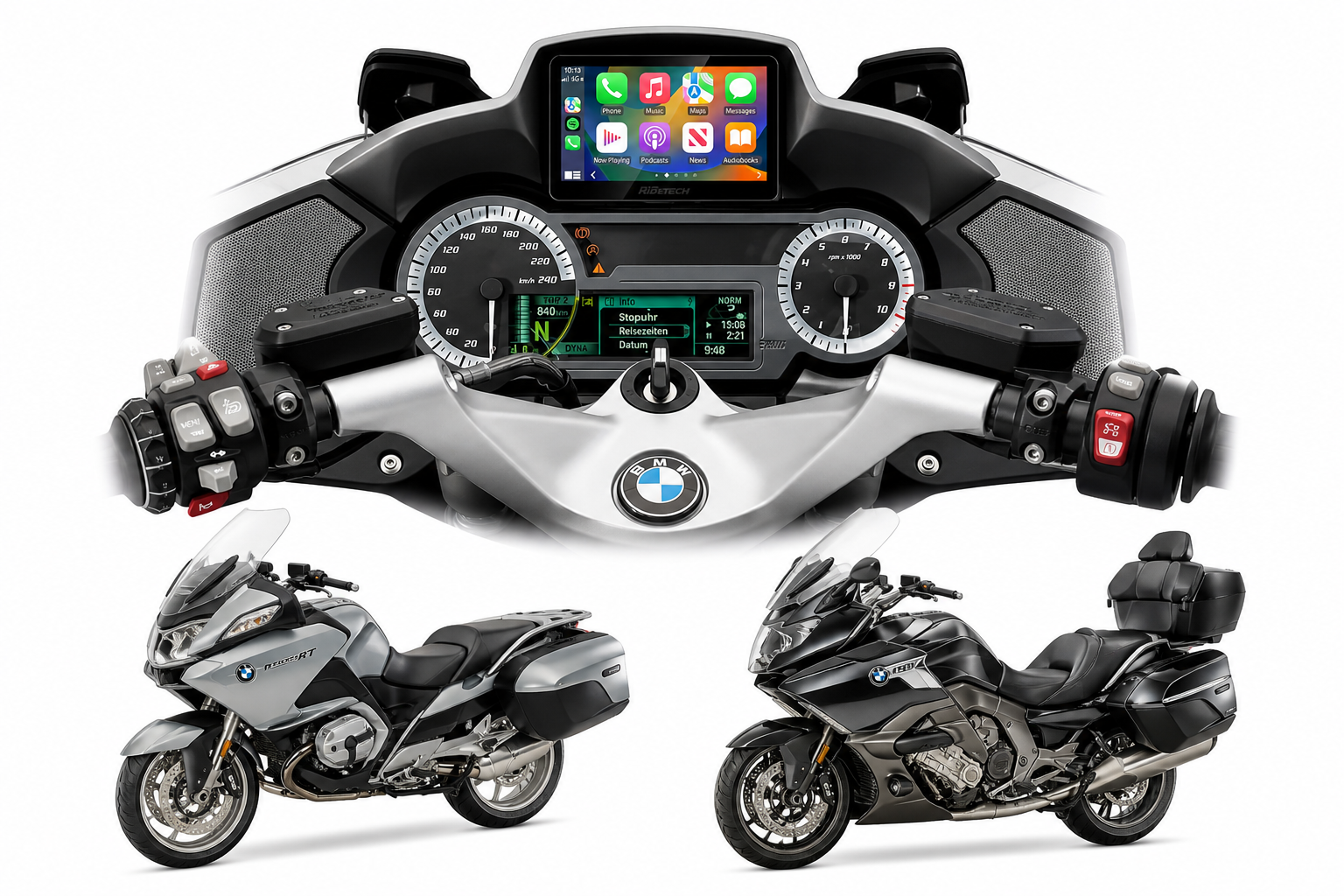 Kraft 5 RT/K16 – Intelligentes 5-Zoll-System für BMW Motorräder