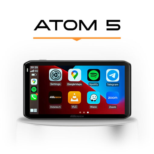 Atom 5 – Système intelligent CarPlay Moto compact