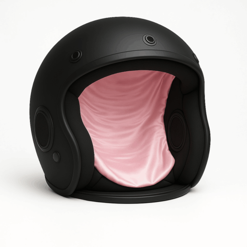Cut Keep – Doublure satin pour casque moto | Protège coiffure & confort capillaire – Image 3